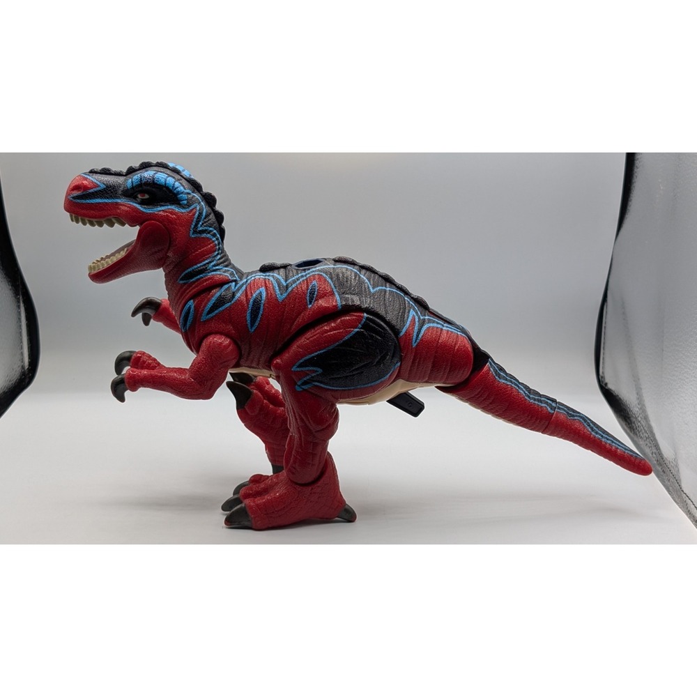 2004 Mattel Imaginext 10" T-Rex Roaring Sound Poseable Dinosaur ( No Sound)